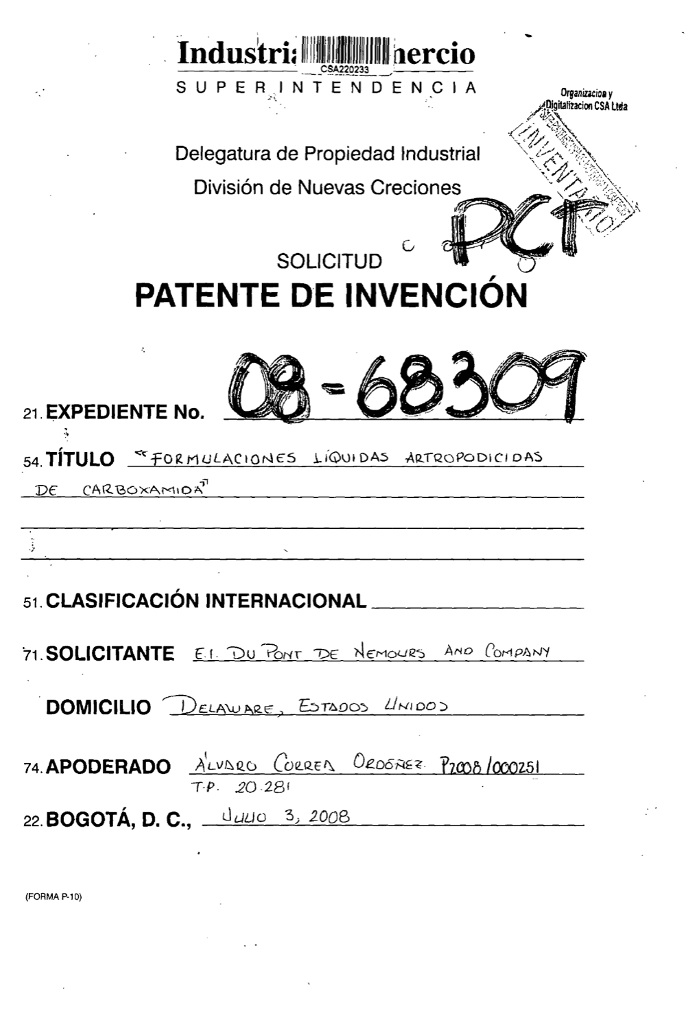 FORMULACIONES LIQUIDAS ARTROPODICIDAS DE CARBOXAMIDA
