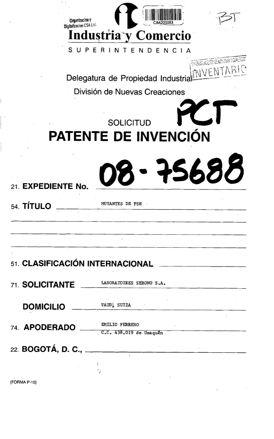 MUTANTES DE FSH