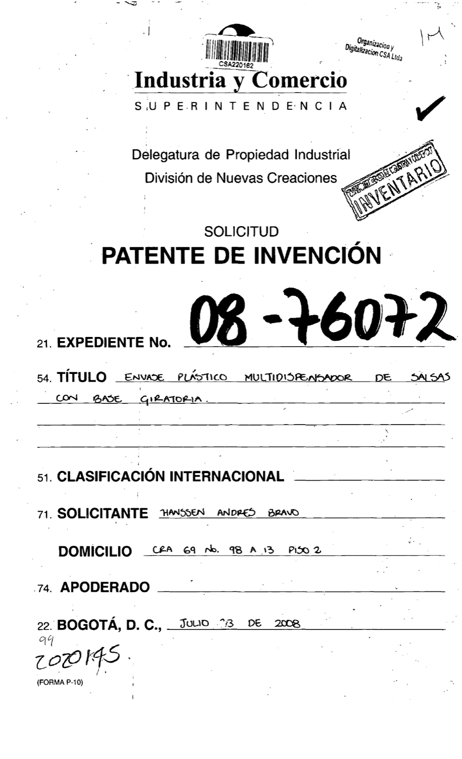ENVASE DE PLASTICO MULTIDISPENSADOR DE SALSAS CON BASE GIRATORIA