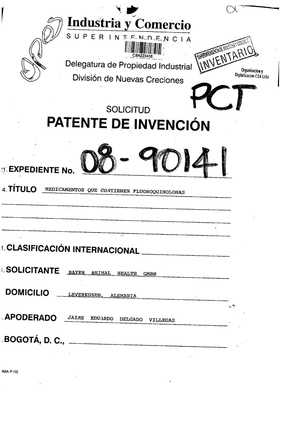 MEDICAMENTOS QUE CONTIENEN FLUOROQUINOLONAS