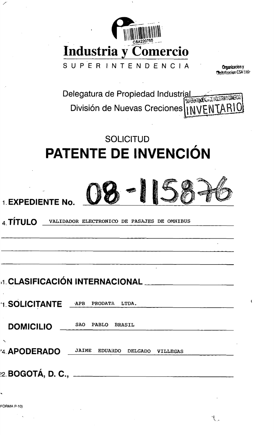 VALIDADOR ELECTRONICO DE PASAJES DE OMNIBUS