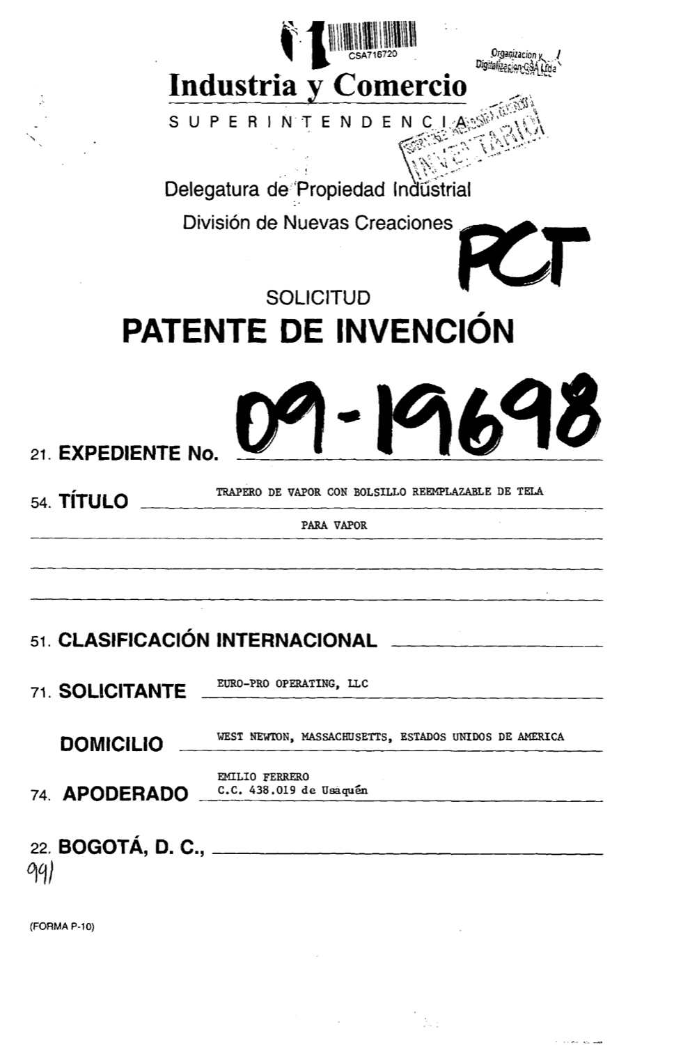 TRAPERO DE VAPOR