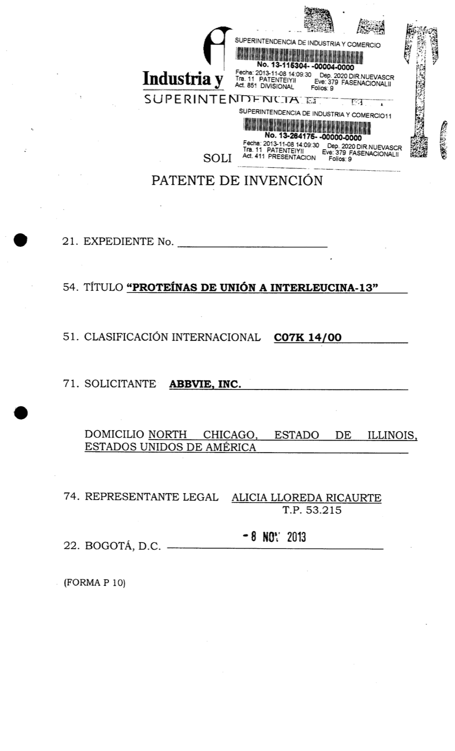 PROTEINAS DE UNION A INTERLEUCINA -13