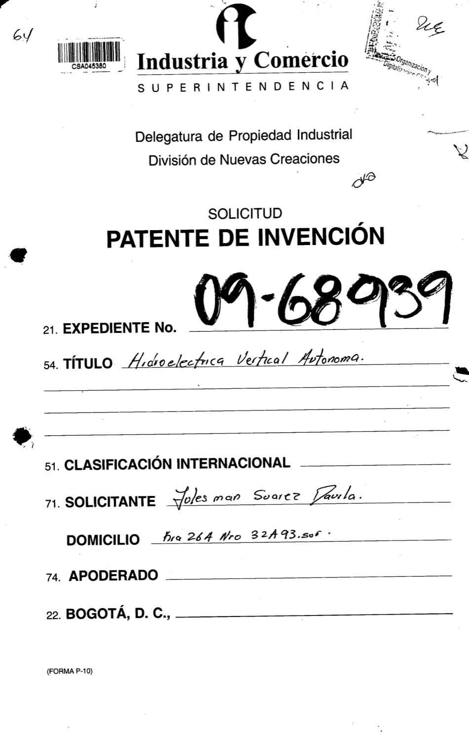 HIDROELECTRICA VERTICAL AUTONOMA