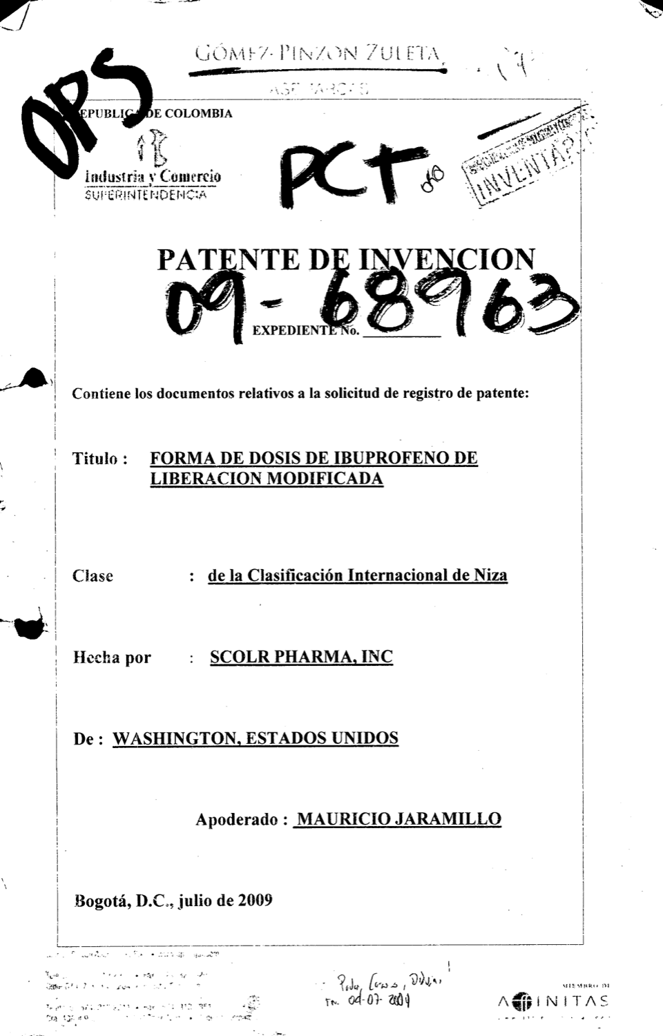 FORMA DE DOSIS DE IBUPROFENO MODIFICADA