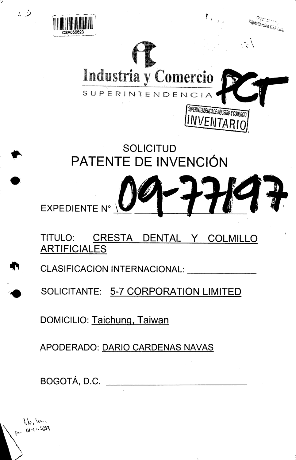 CRESTA DENTAL Y COLMILLOS ARTIFICIALES