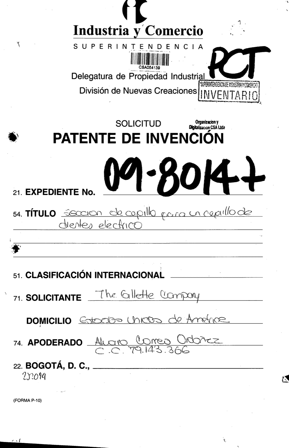 SECCION DE CEPILLO DE DIENTES ELECTRICO