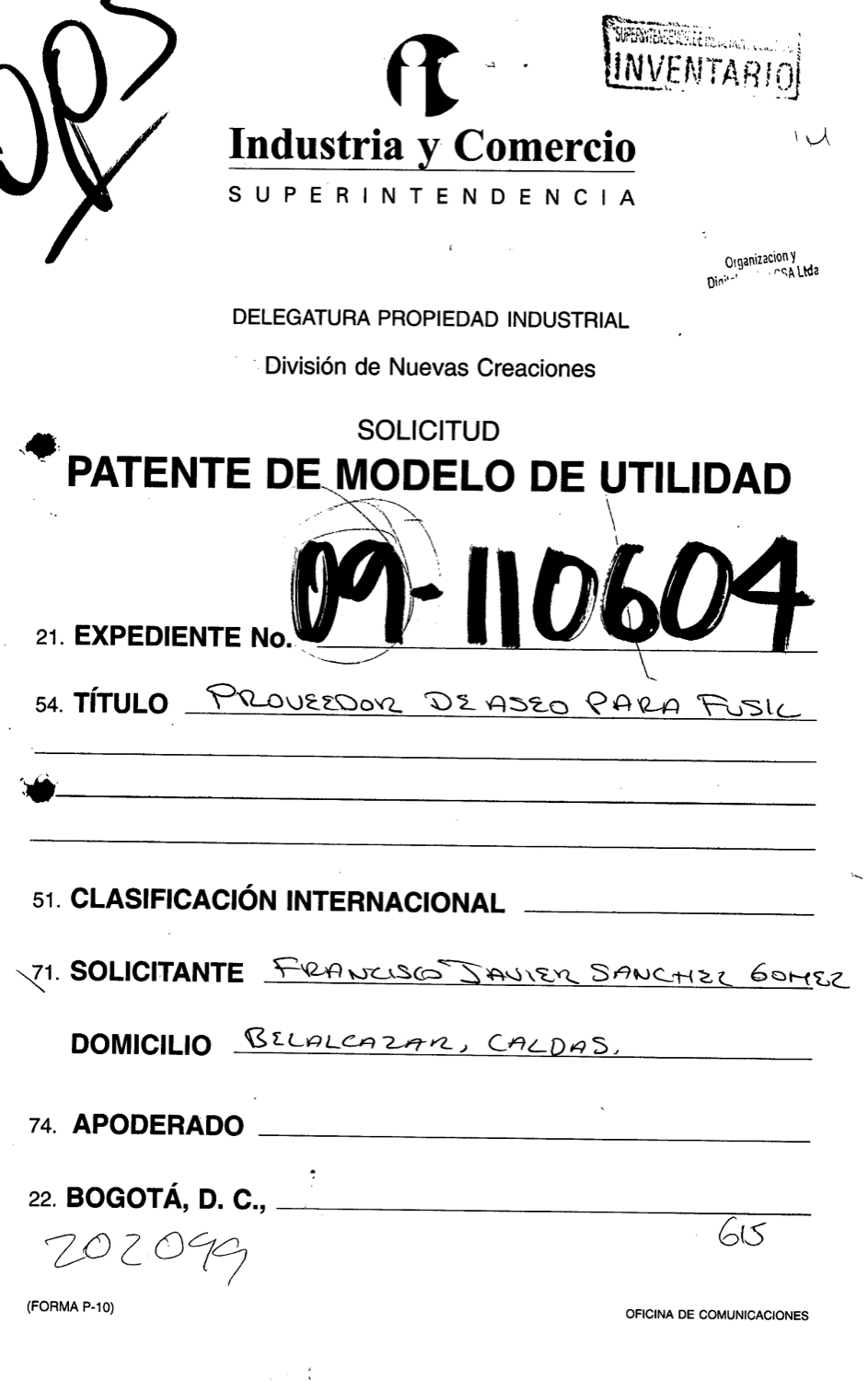 PROVEEDOR DE ASEO PARA FUSIL