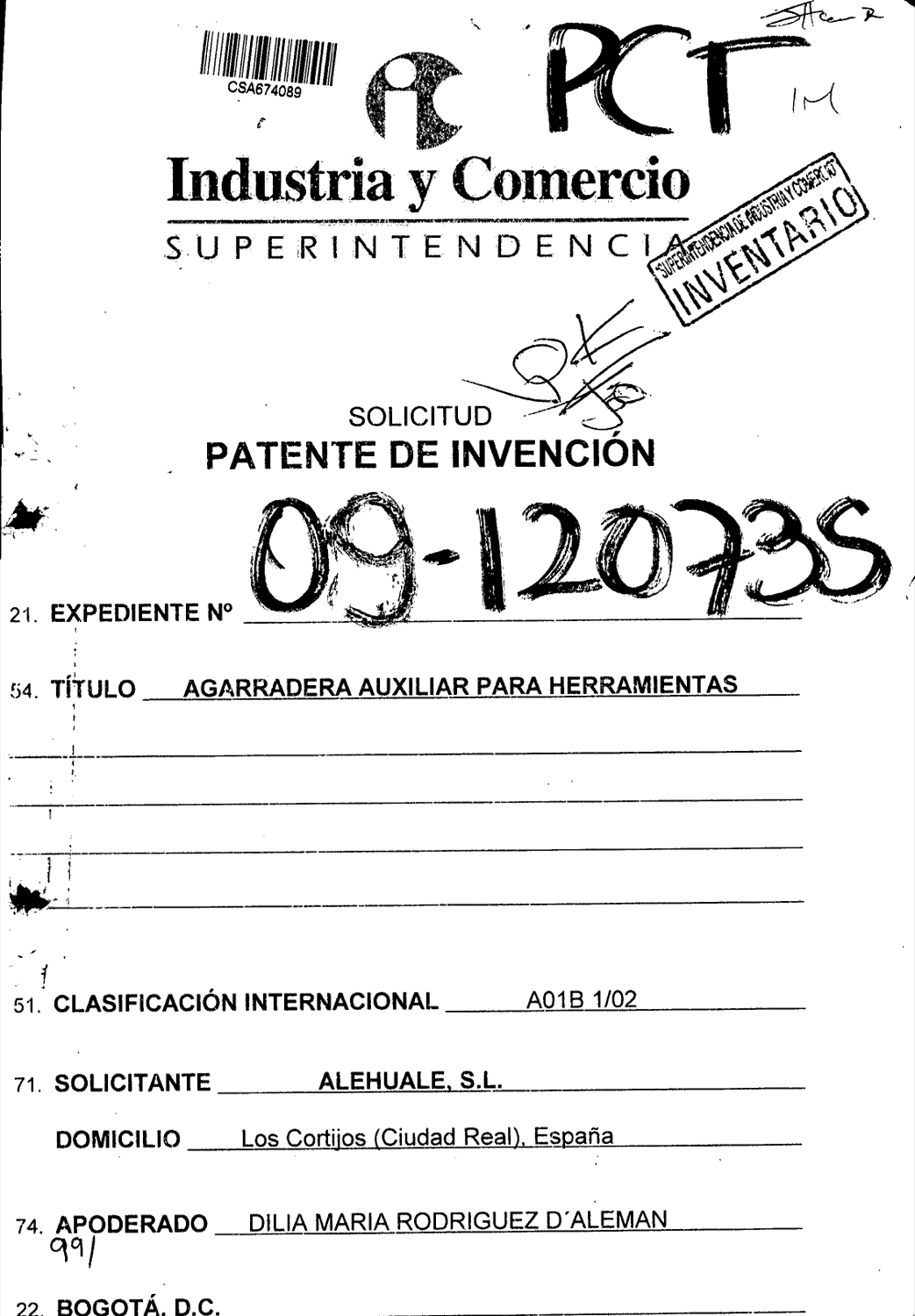 AGARRADERA AUXILIAR PARA HERRAMIENTAS
