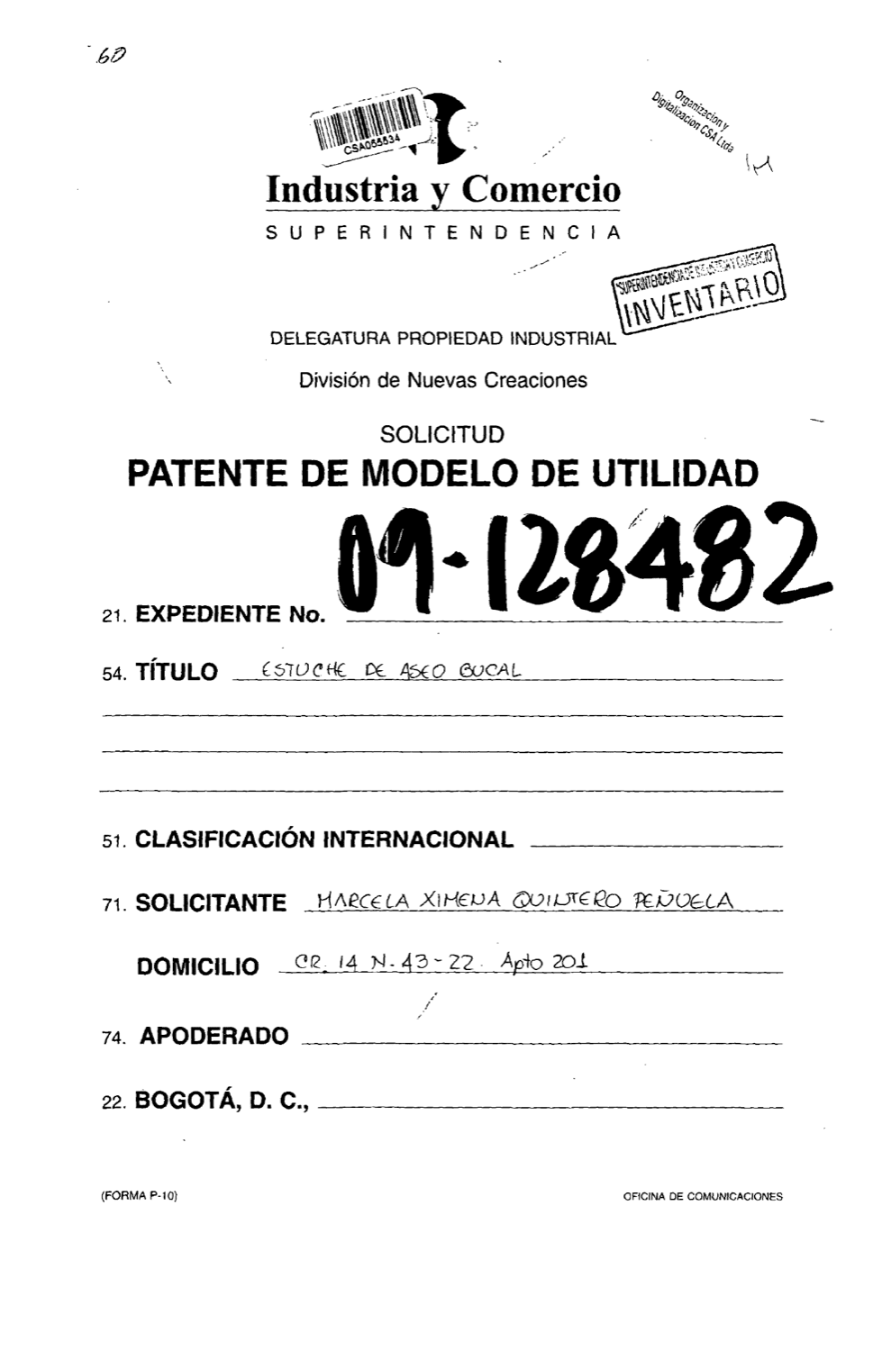 ESTUCHE DE ASEO BUCAL