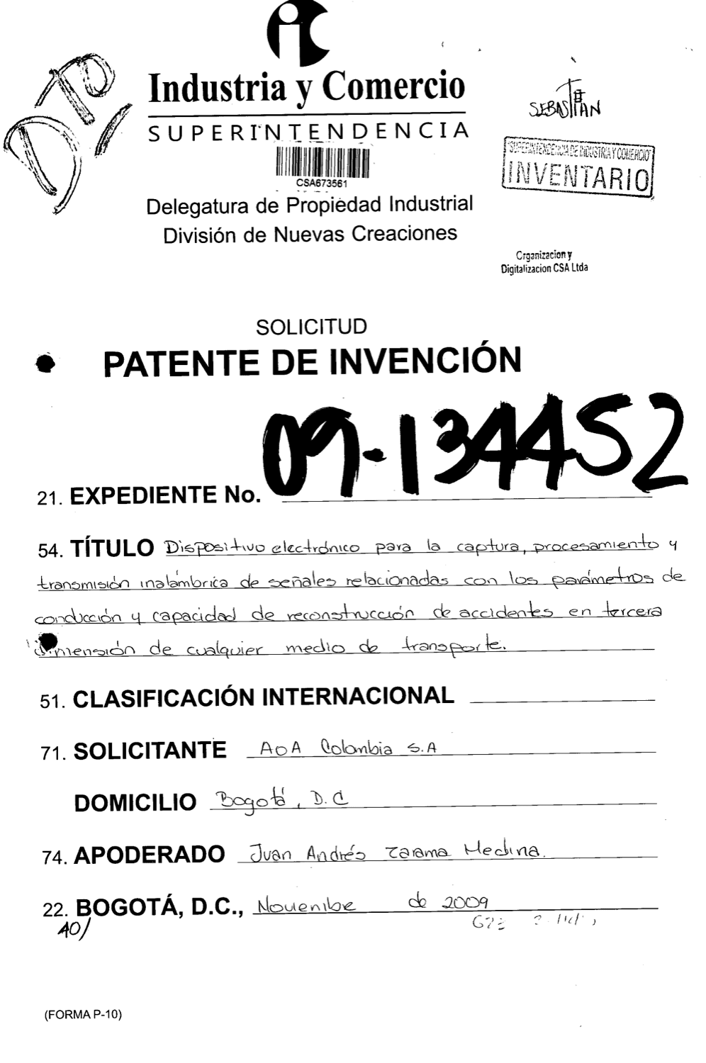 DOISPOSITIVO ELECTRONICO PARA LA CAPTURA PROCESAMIENTO Y TRANSMISION INALAMBRICA DE SEÑALES RELACIONADAS CON LOS PARAMETROS DE CONDUCCION Y CAPACIDAD DE RECONSTRUCCION DE ACCIDENTES EN TERCERA DIMENSION
