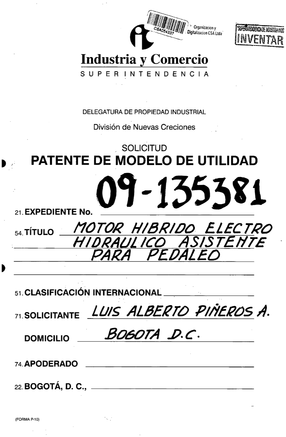 SISTEMA HIBRIDO ELECTRO HIDRAULICO A BASE DE MOTORES PARA LA ASISTENCIA DE PEDALEO