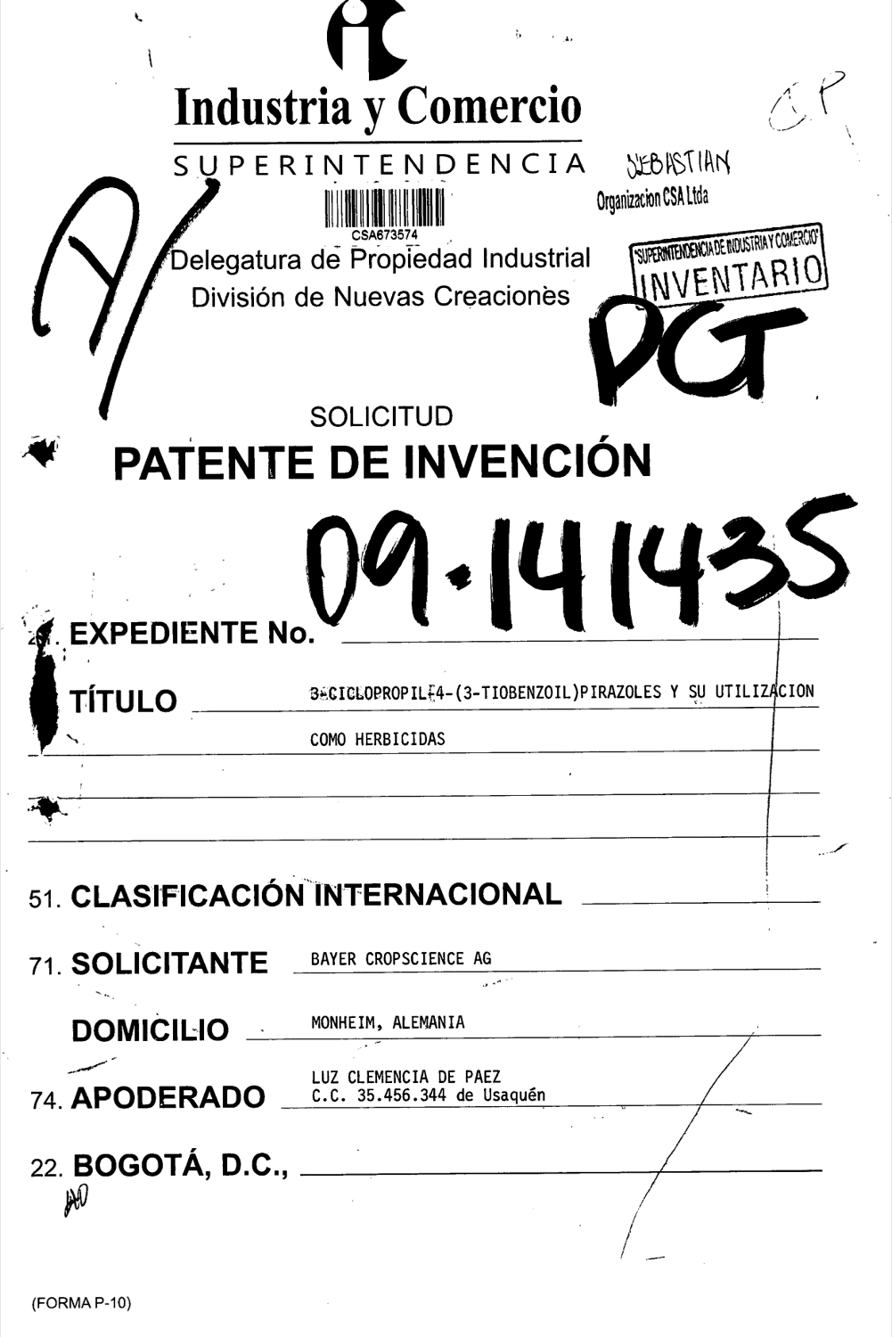 3-CICLOPROPIL-4-(3-TIOBENZOIL)PIRAZOLES Y SUS UTILIZACION COMO HERBICIDAS