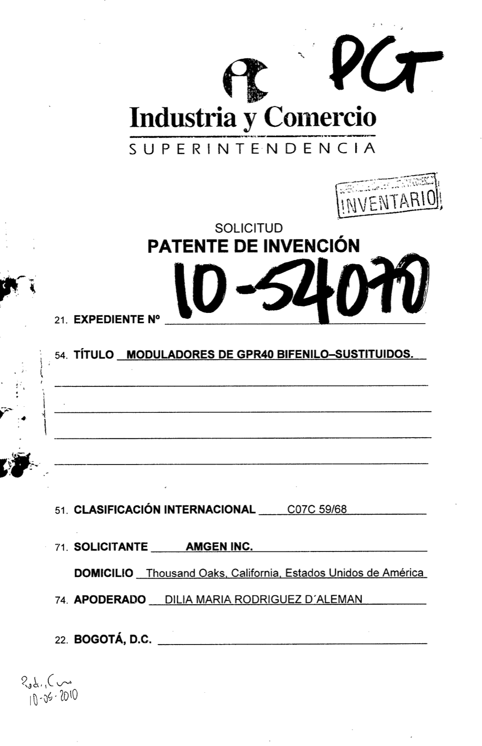 MODULADORES DE GPR40 BIFENILO-SUSTITUIDOS