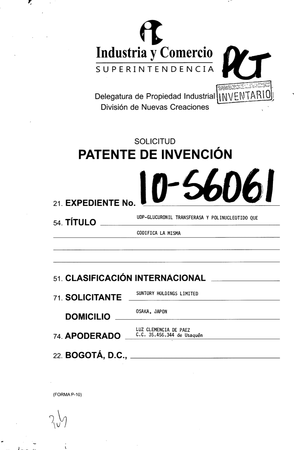 UDP-GLUCURONIL TRANSFERASA Y POLINUCLEÓTIDO QUE CODIFICA LA MISMA