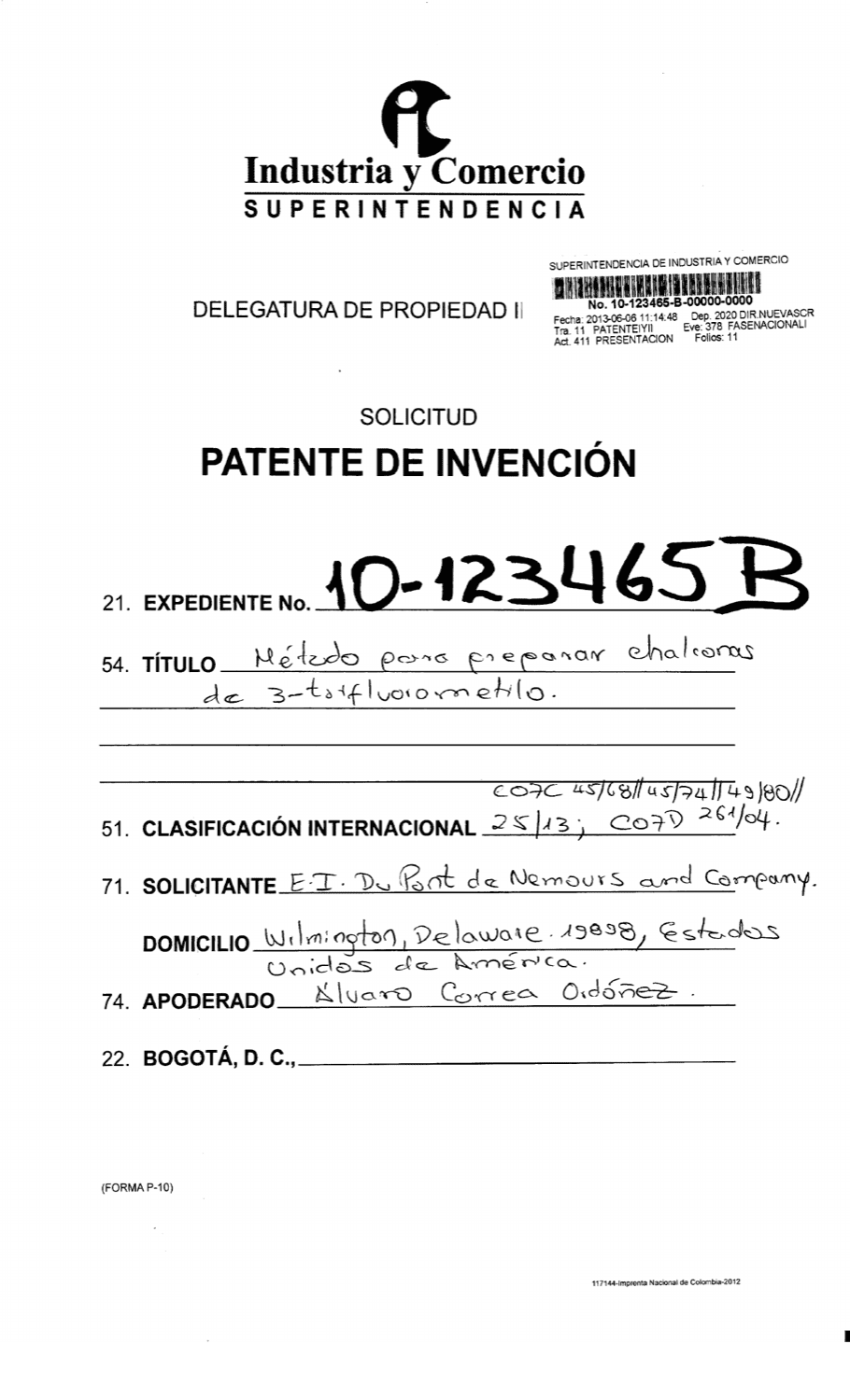 METODO PARA PREPARAR CHALCONAS DE 3-TRIFLUOROMETILO
