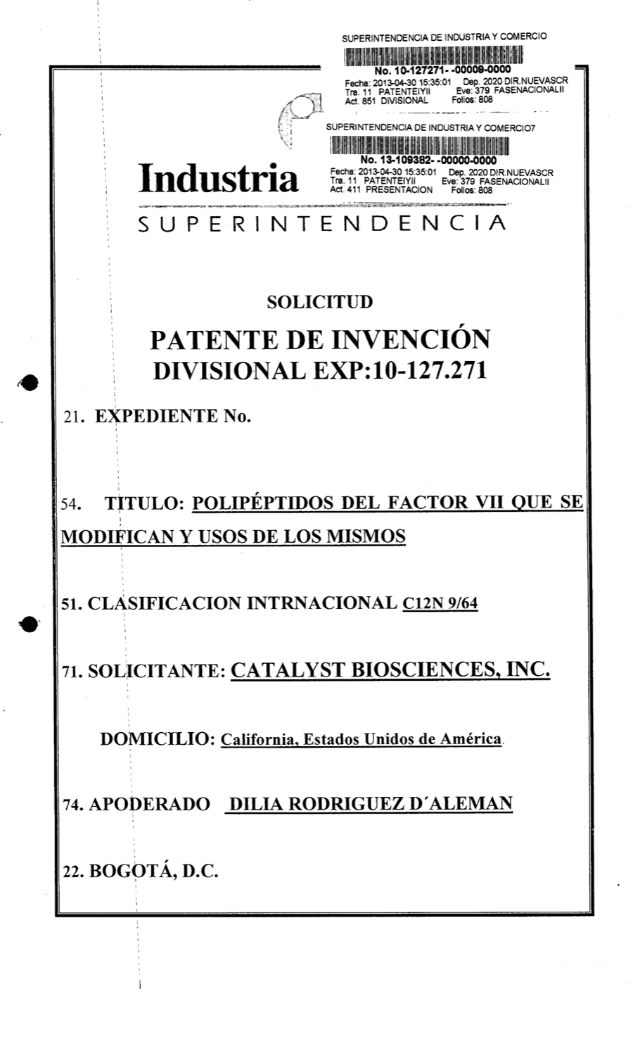 POLIPÉPTIDOS DEL FACTOR VII QUE SE MODIFICAN