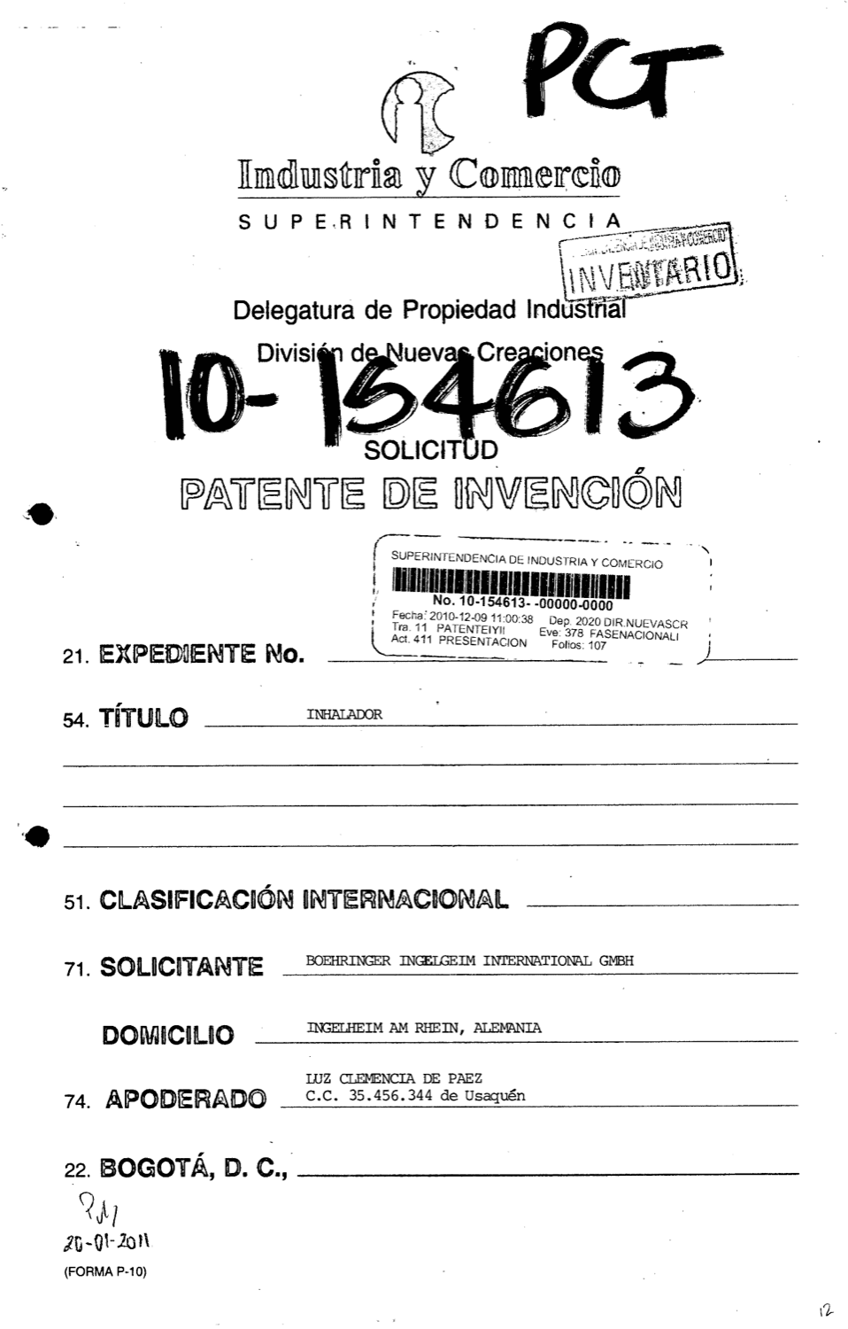 INHALADOR