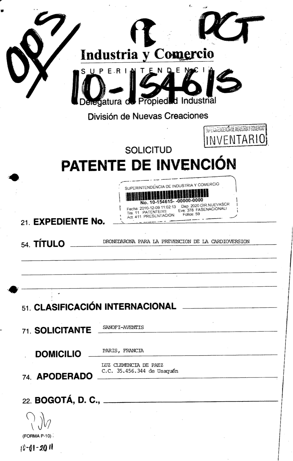 DRONEDARONA PARA LA PREVENCION DE LA CARDIOVERSION