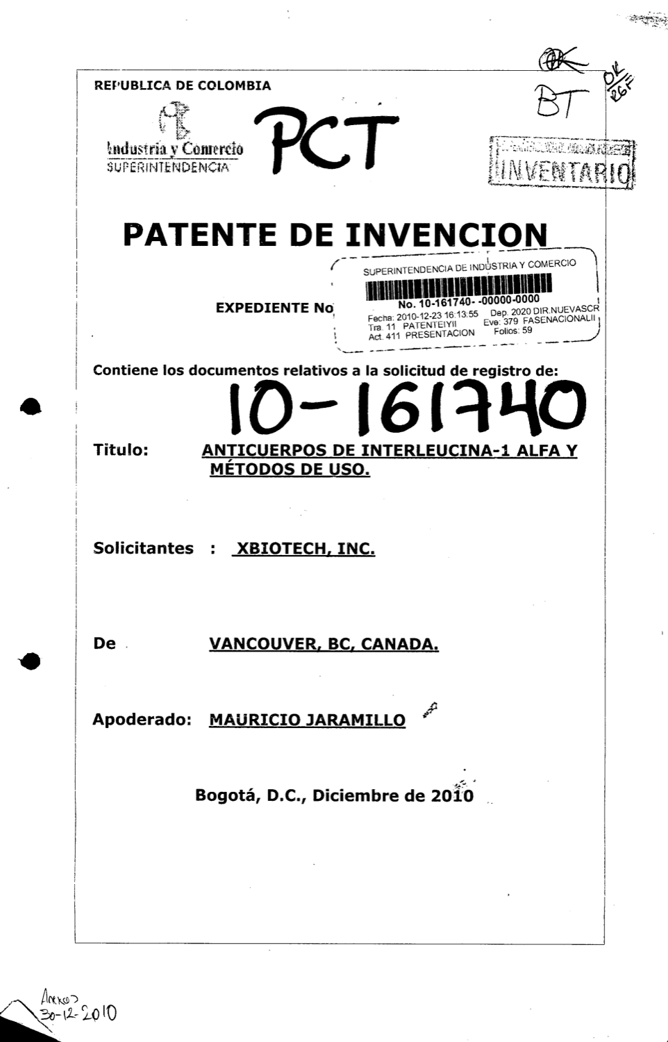 ANTICUERPOS DE INTERLEUCINA-1 ALFA