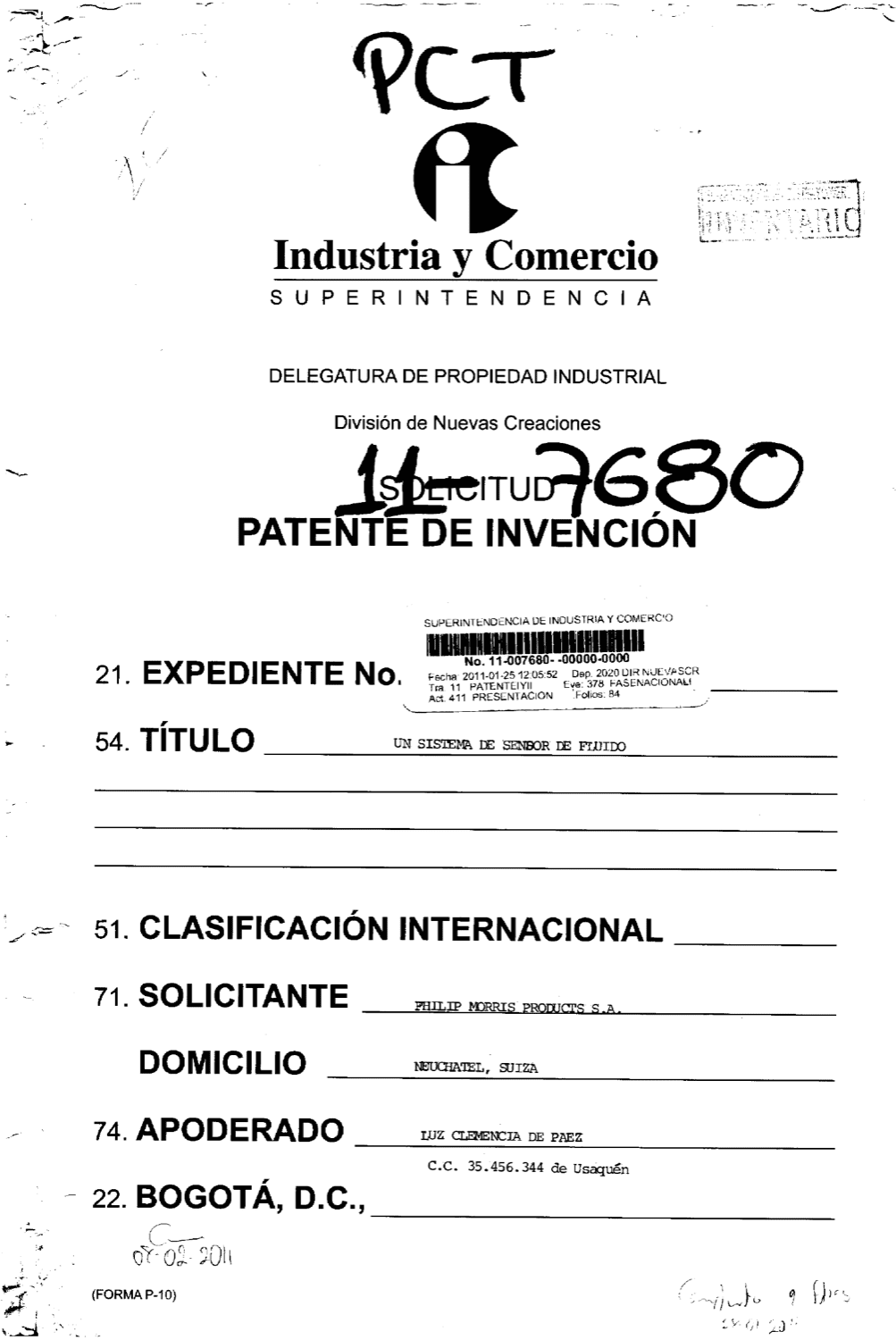 UN SISTEMA DE SENSOR DE FLUJO