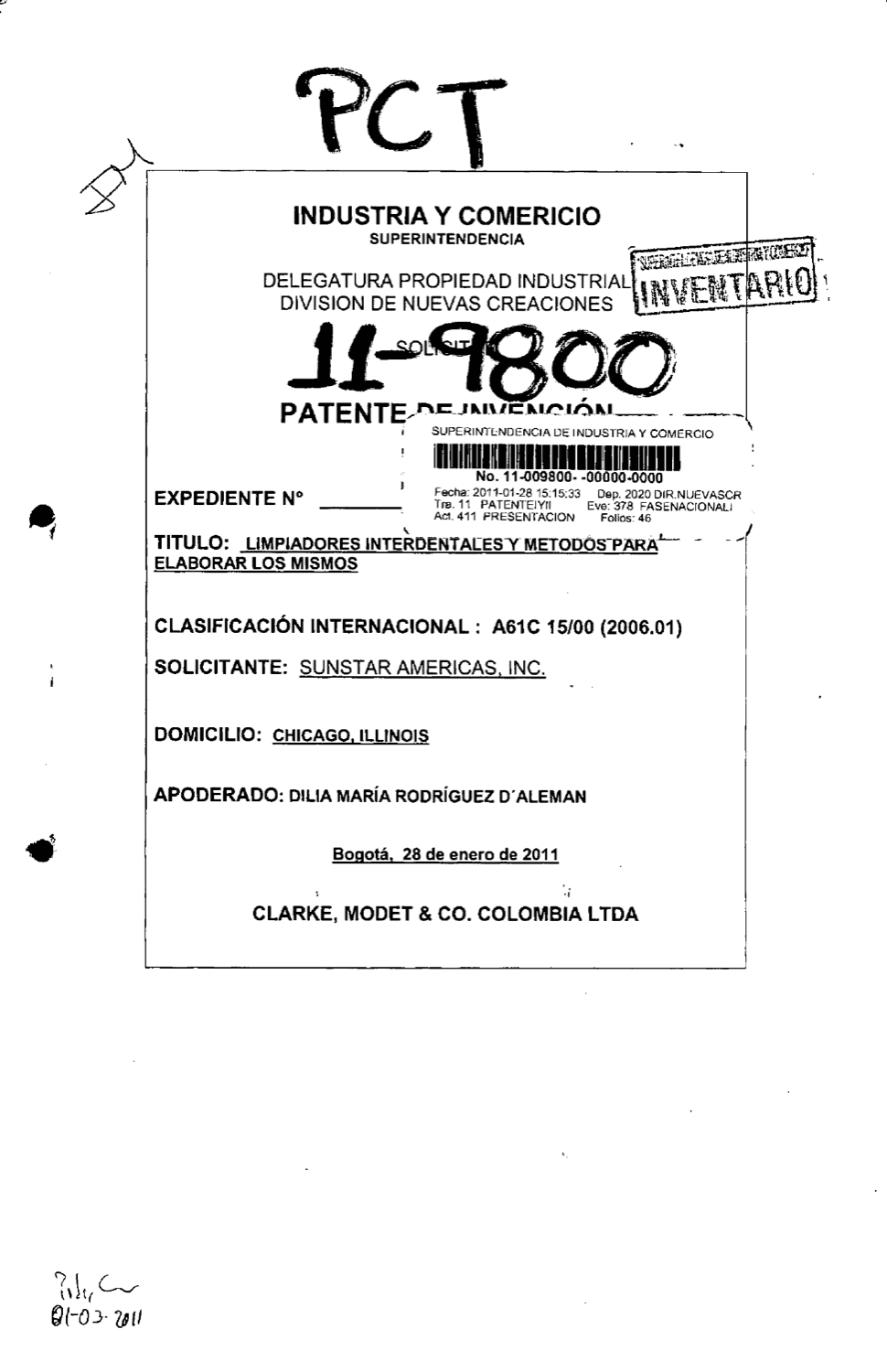 MÉTODO PARA ELABORAR LIMPIADORES INTERDENTALES