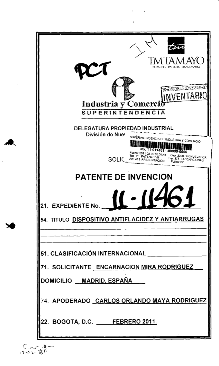 DISPOSITIVO ANTIFLACIDEZ Y ANTIARRUGAS