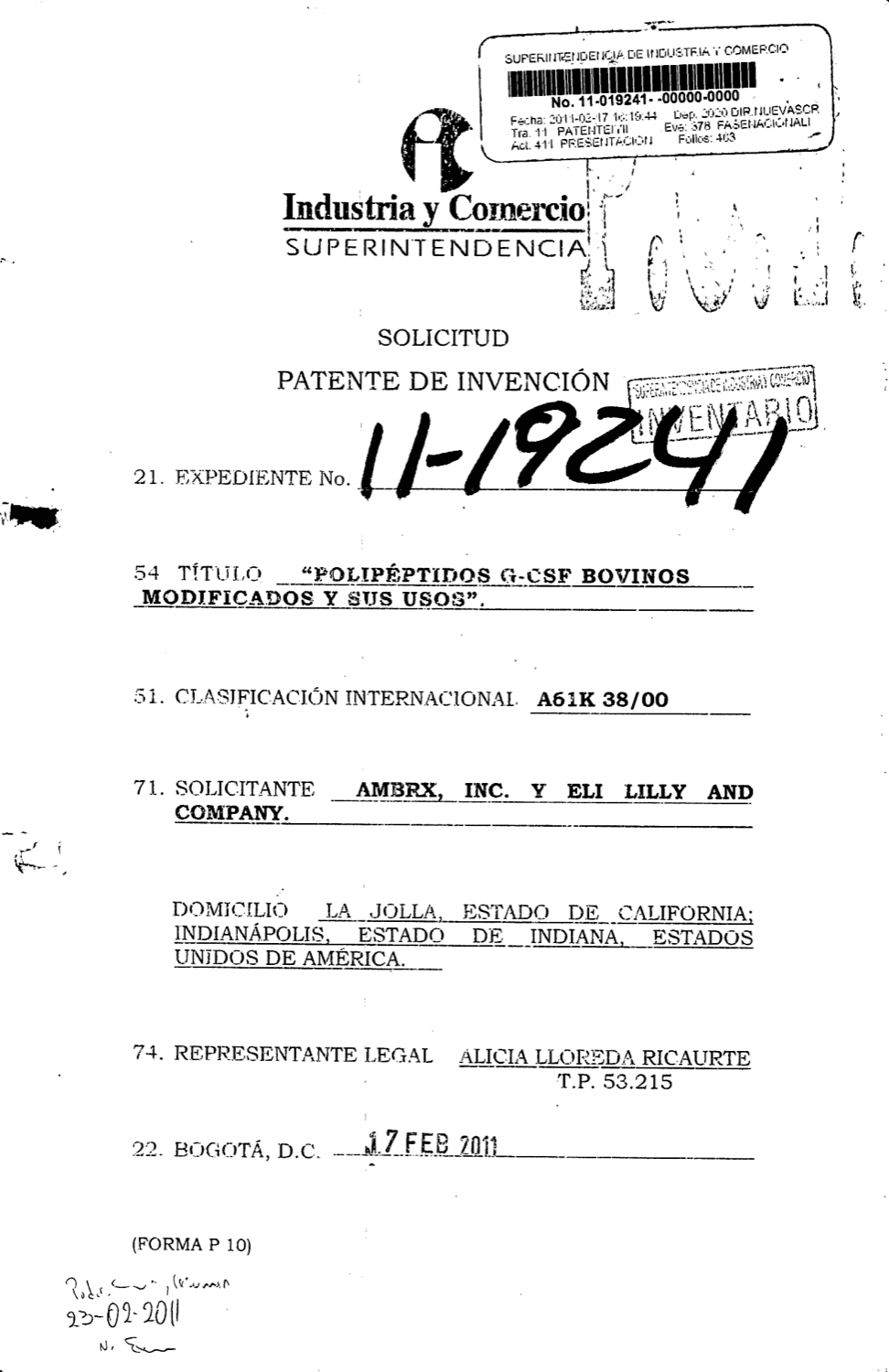 POLIPÉPTIDOS G-CSF BOVINOS MODIFICADOS