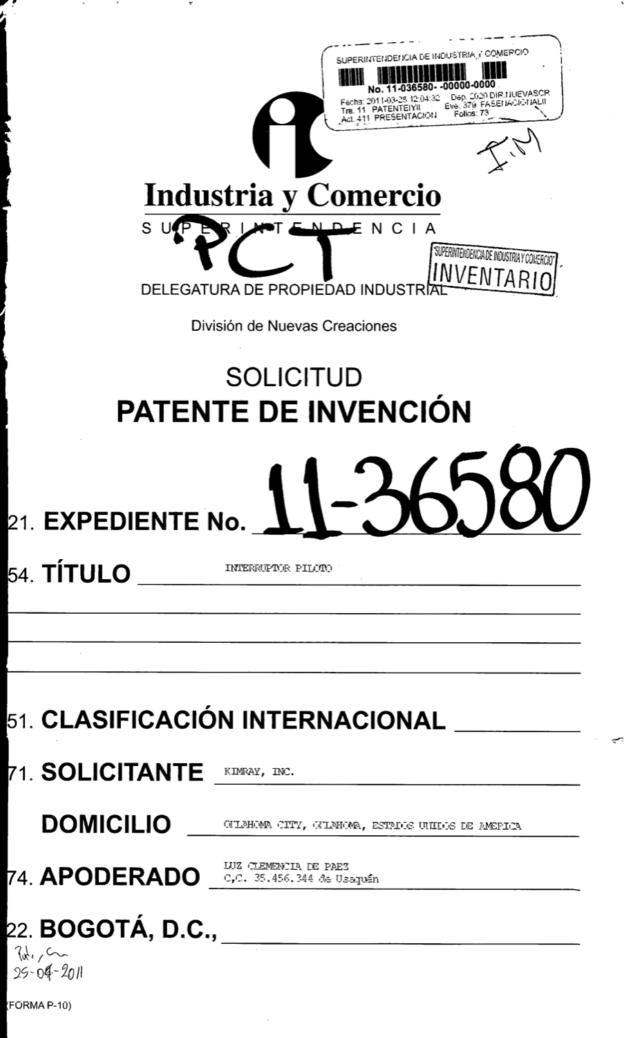 INTERRUPTOR PILOTO