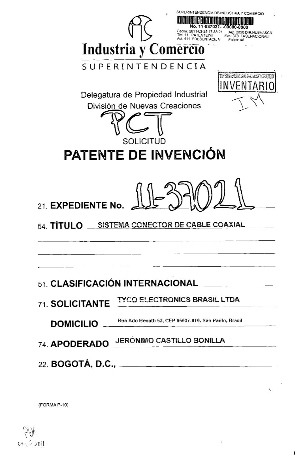 SISTEMA CONECTOR DE CABLE COAXIAL