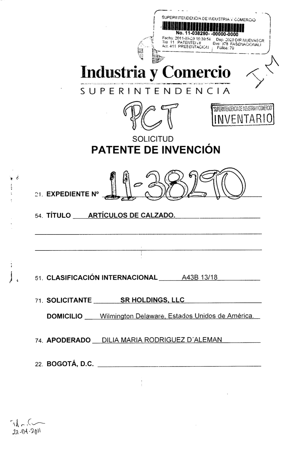 ARTICULOS DE CALZADO