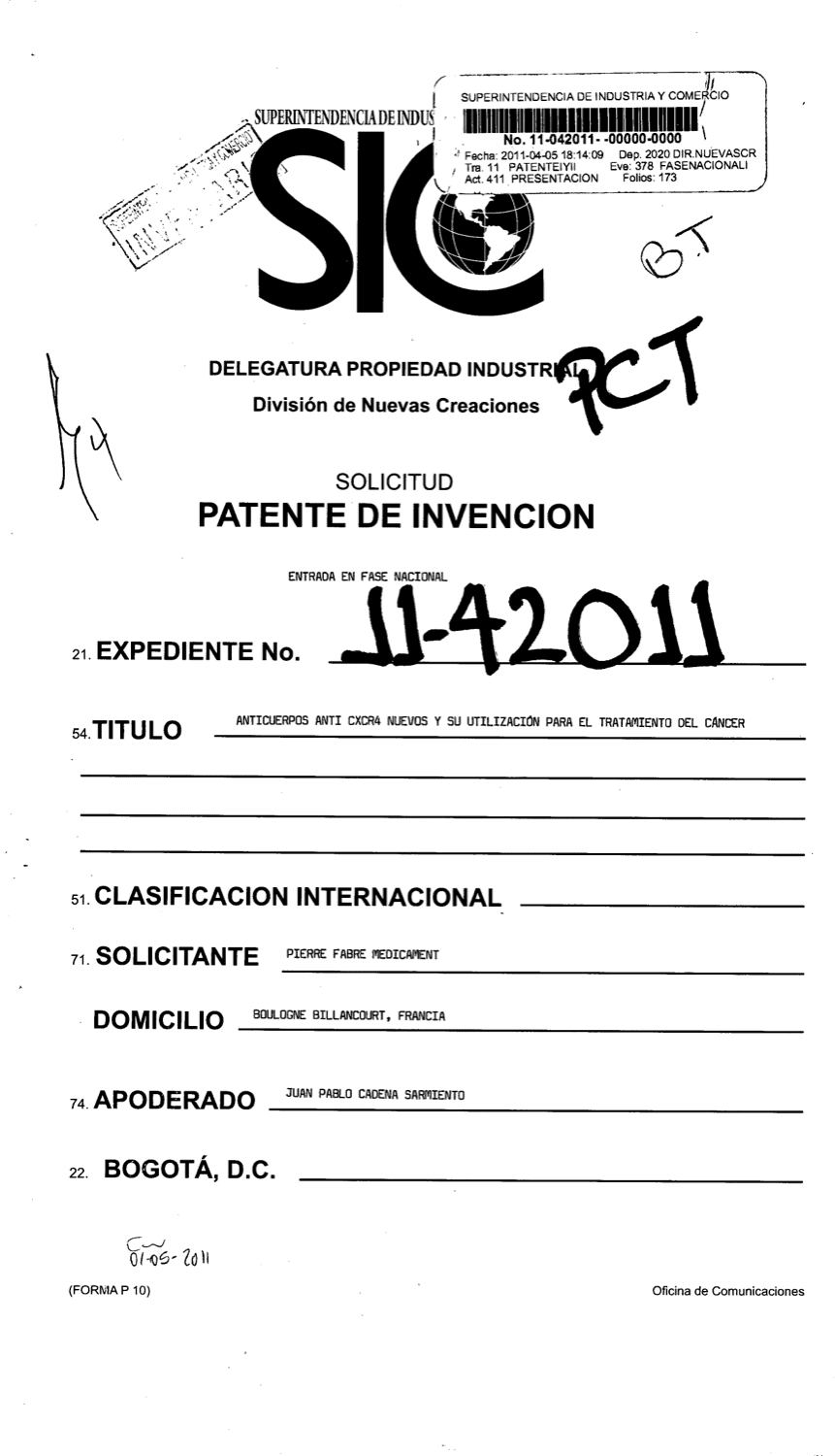 ANTICUERPO ANTI-CXCR4