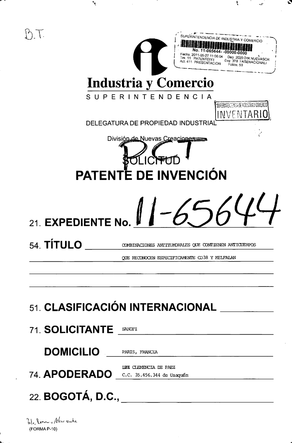 COMBINACIONES QUE CONTIENEN ANTICUERPOS CD38 Y MELFALAN