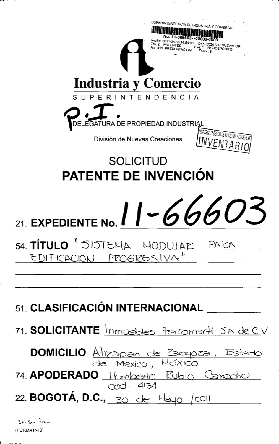 SISTEMA MODULAR PARA EDIFICACIÓN PROGRESIVA