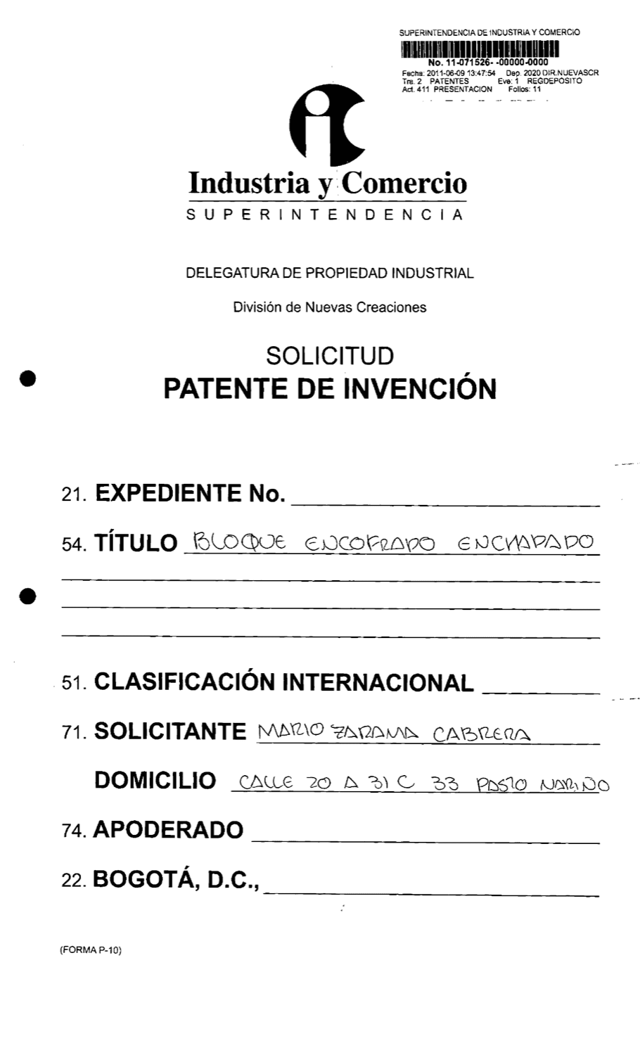 BLOQUE ENCOFRADO ENCHAPADO