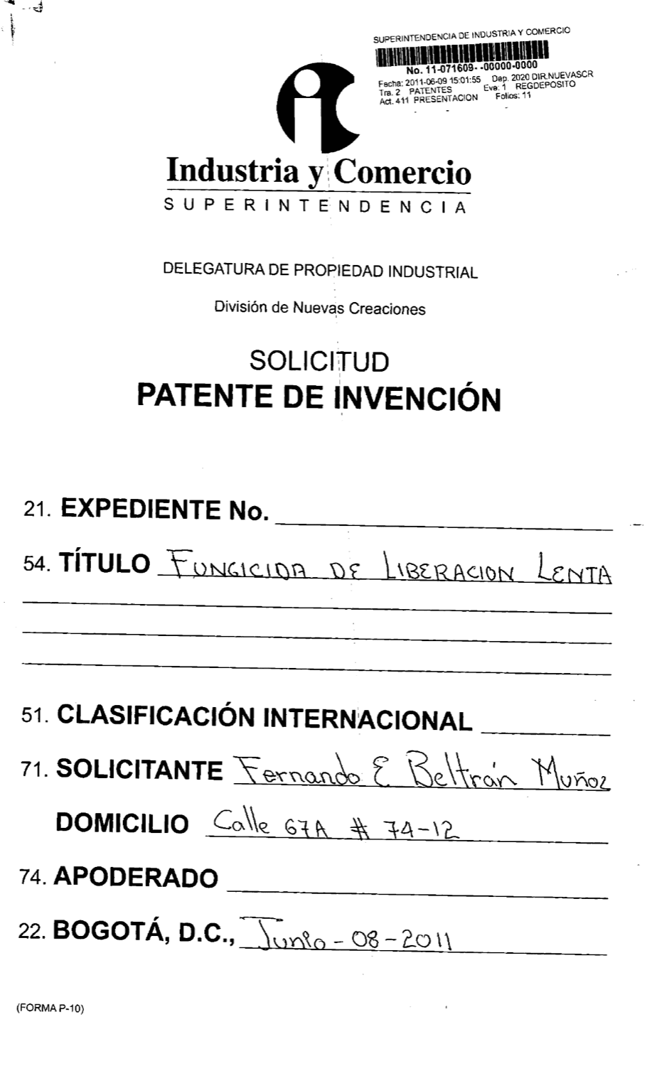 FUNGICIDA DE LIBERACIÓN LENTA