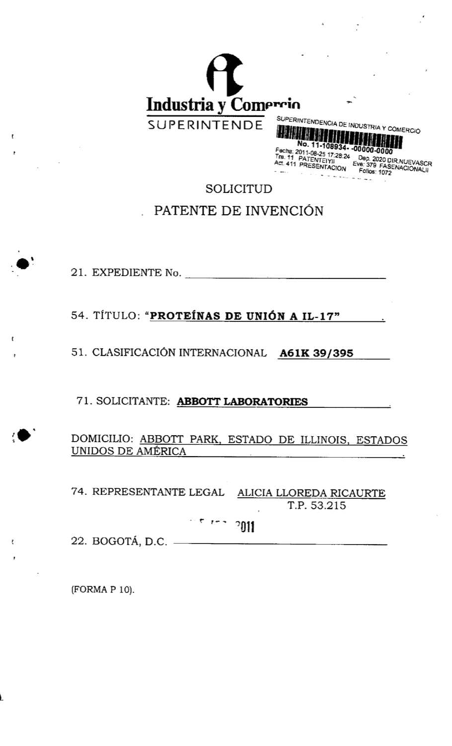 PROTEÍNAS DE UNIÓN A IL-17