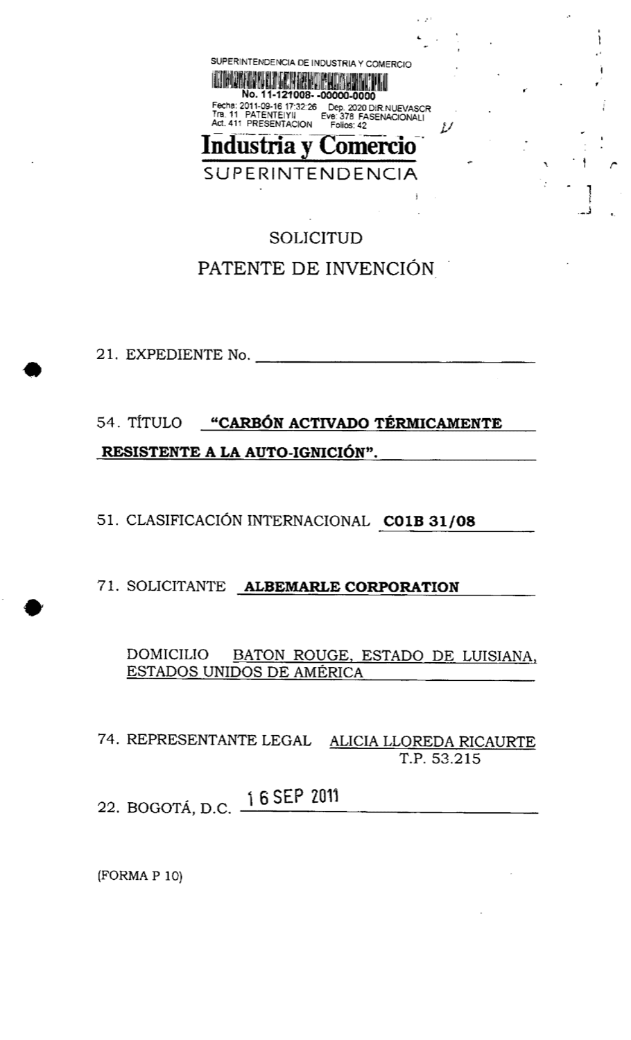 CARBON ACTIVADO TÉRMICAMENTE RESISTENTE A LA AUTO-IGNICIÓN