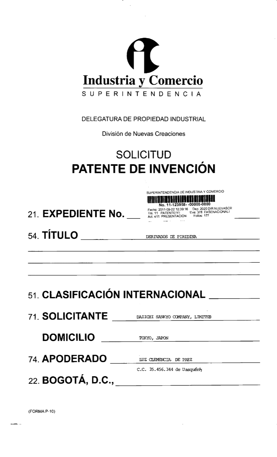 DERIVADO DE PIRIDINA