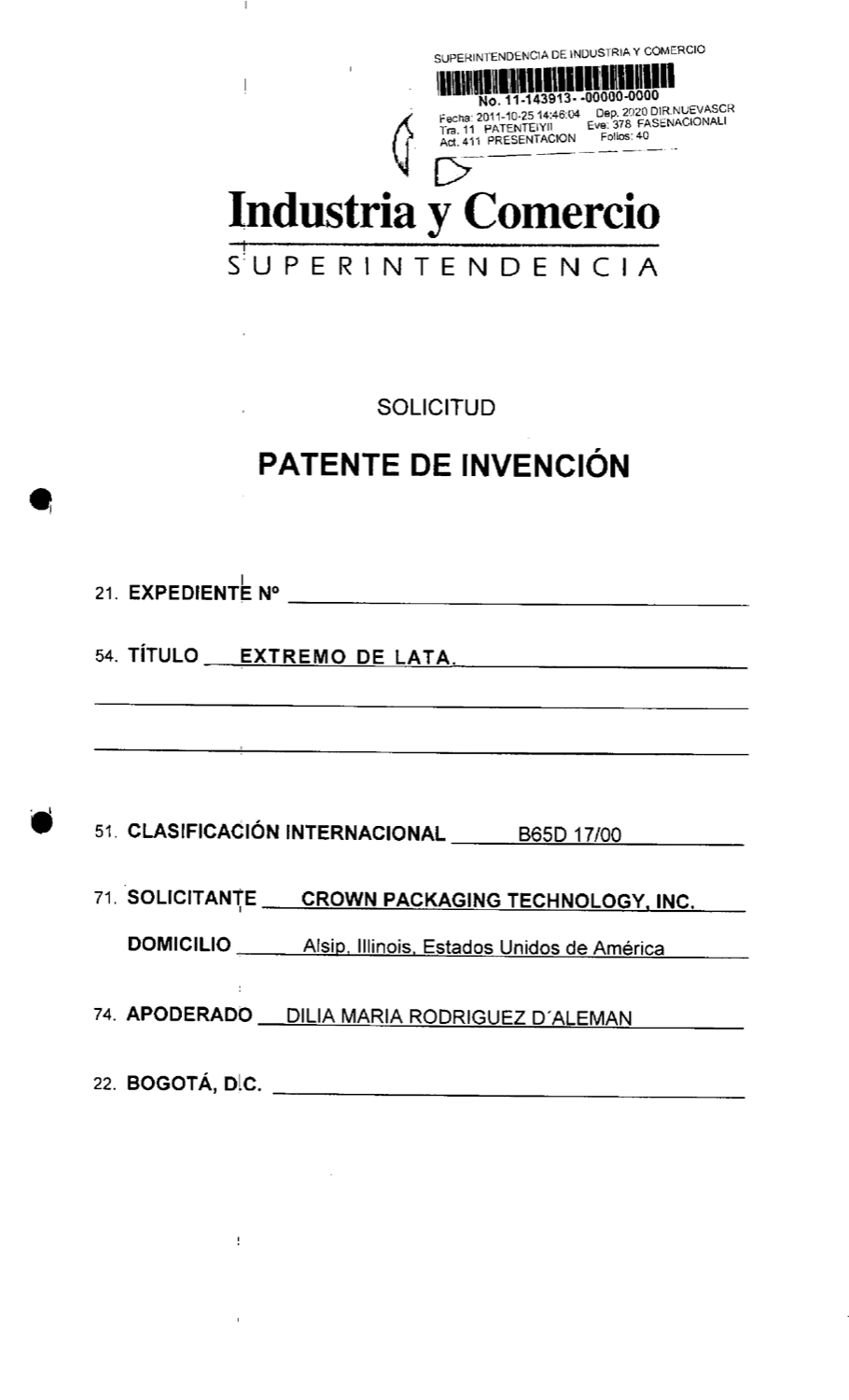 EXTREMO DE LATA