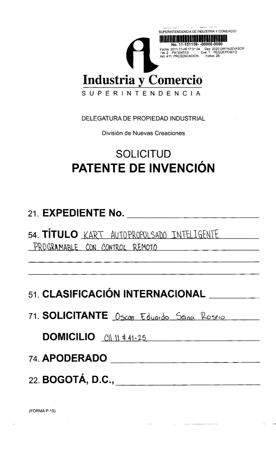 KART AUTOPROPULSADO INTELIGENTE PROGRAMABLE CON CONTROL REMOTO