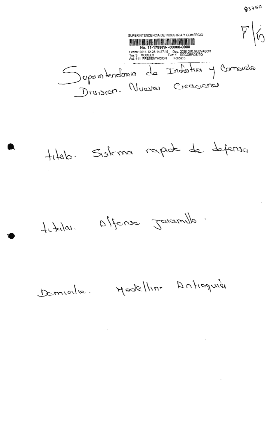 SISTEMA RÁPIDO DE DEFENSA