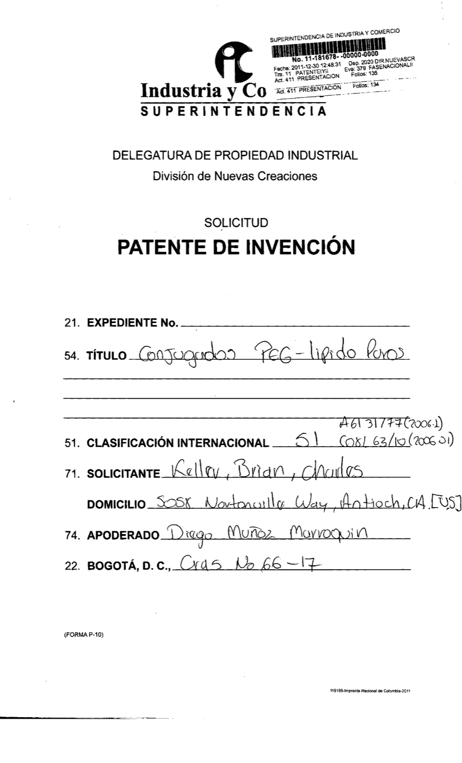 CONJUGADOS PEG-LIPIDO PUROS