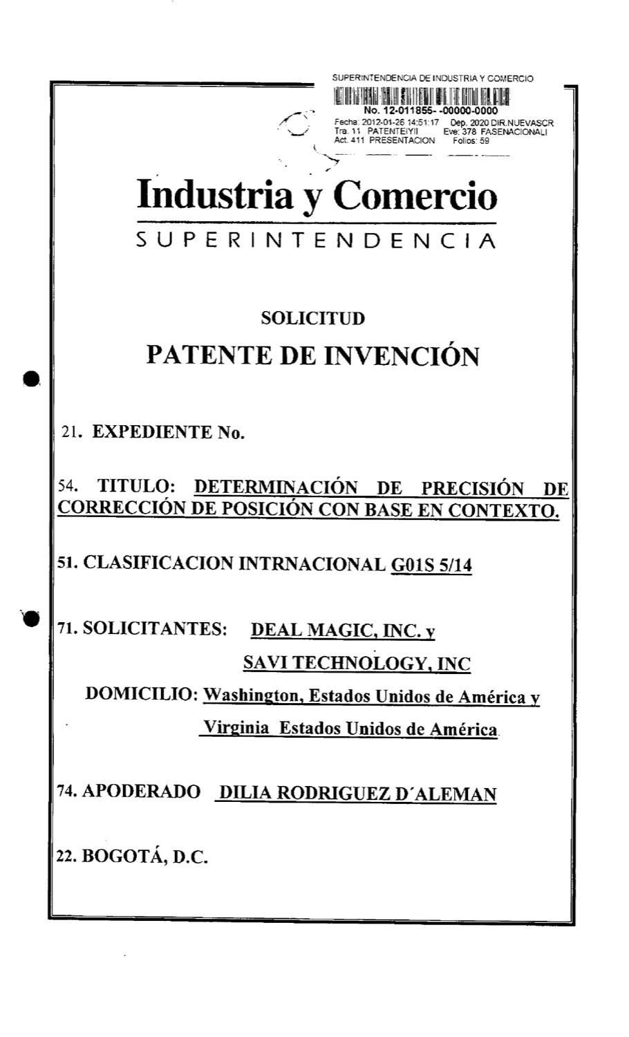 DETERMINACIÓN DE PRECISIÓN DE COORDENADAS DE POSICIÓN CON BASE EN CONTEXTO