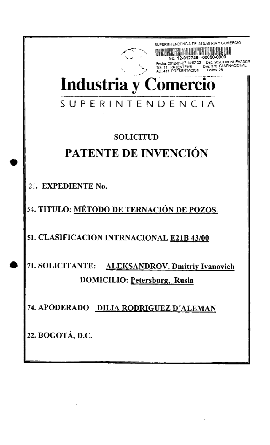 MÉTODO DE TERNACIÓN DE POZOS