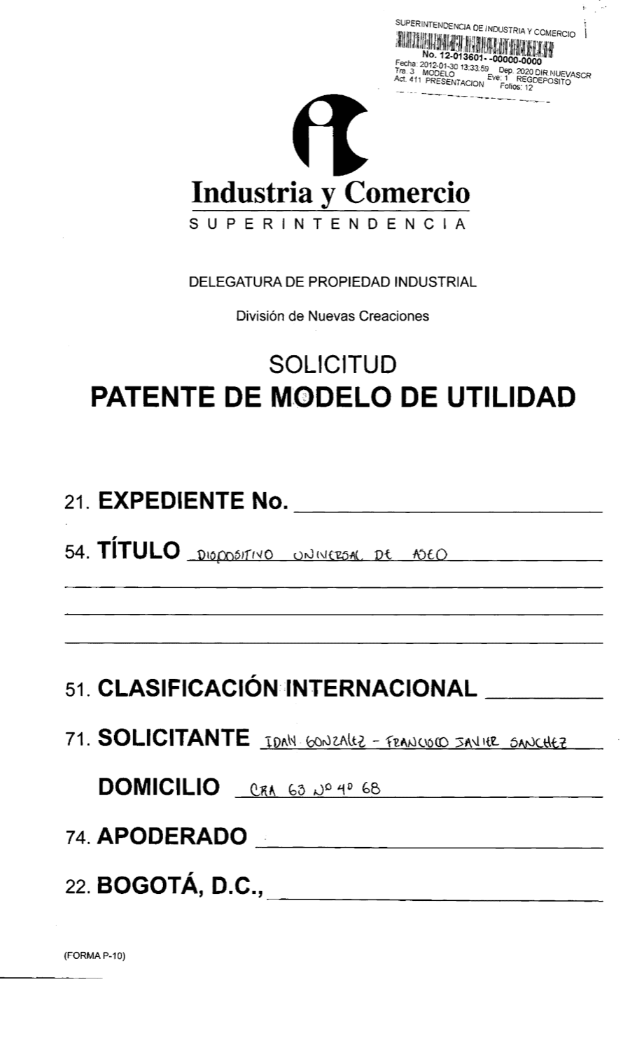 DISPOSITIVO UNIVERSAL DE ASEO PARA ARMAS