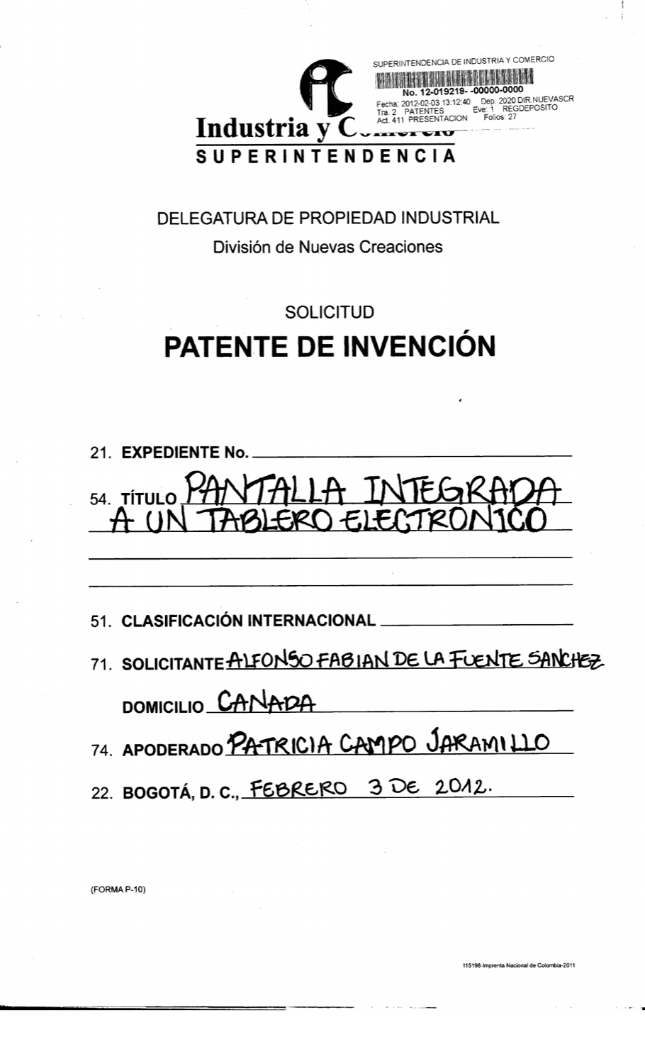 PANTALLA INTEGRADA A UN TABLERO ELECTRÓNICO