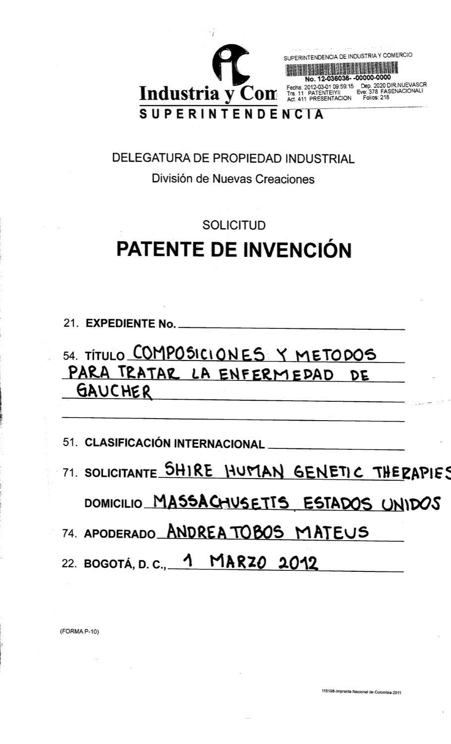 COMPOSICIONES LIOFILIZADAS QUE COMPRENDEN VELAGLUCERASA