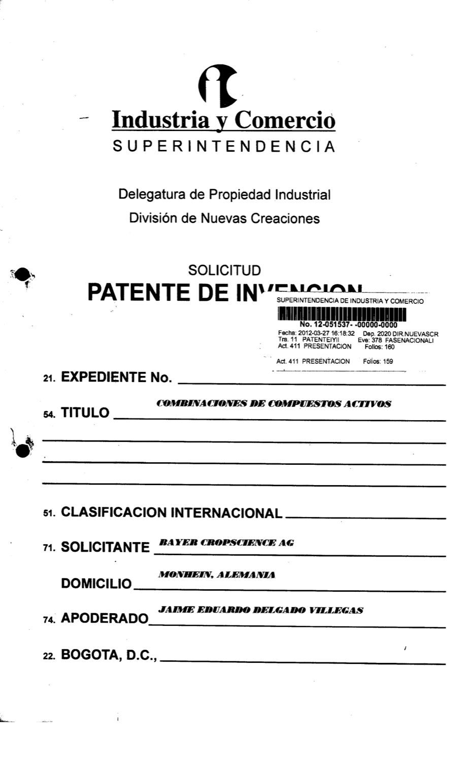 COMBINACIONES DE COMPUESTOS ACTIVOS
