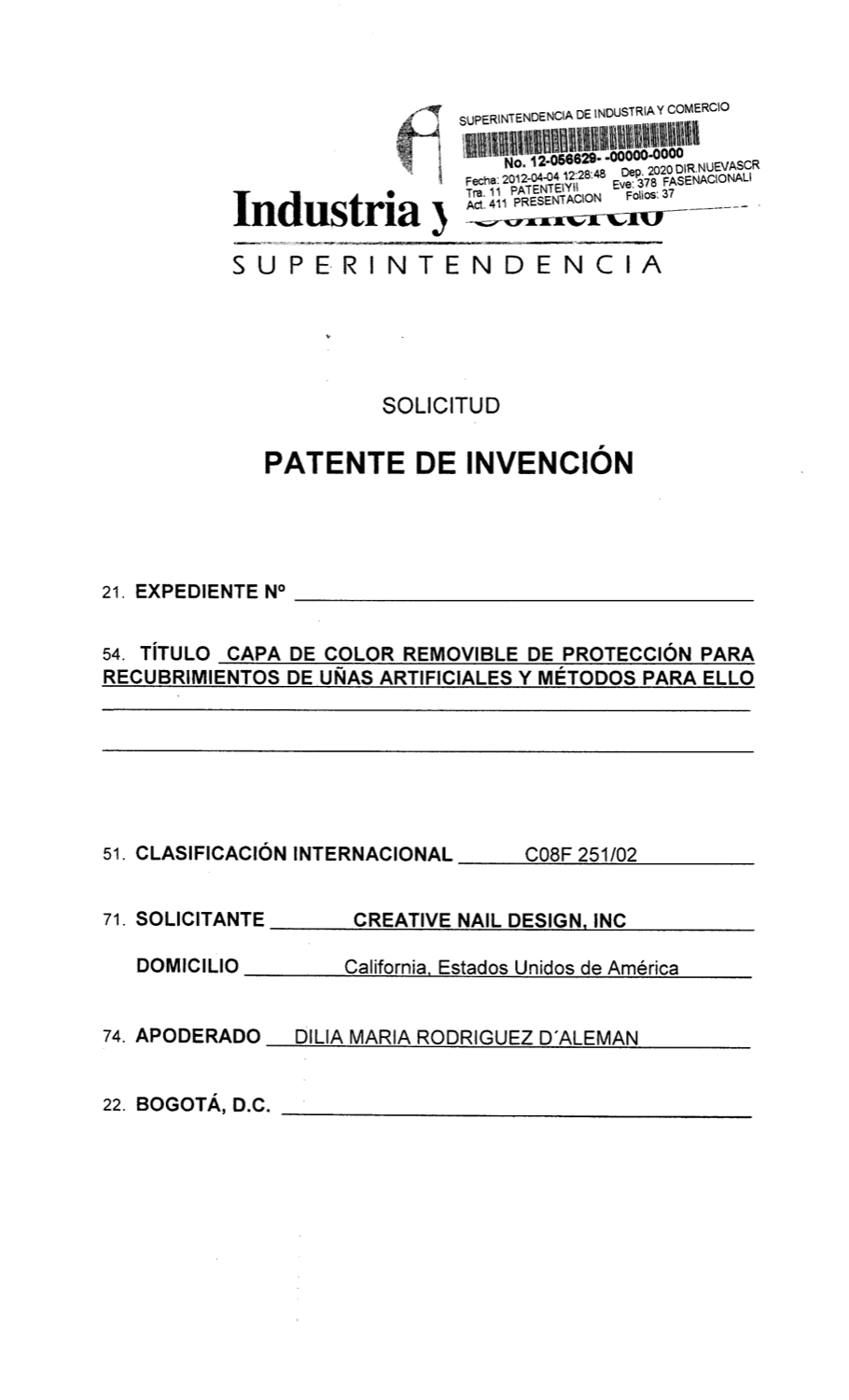 COMPOSICIONES POLIMERIZABLES PARA RECUBRIMIENTOS DE UÑAS ARTIFICIALES